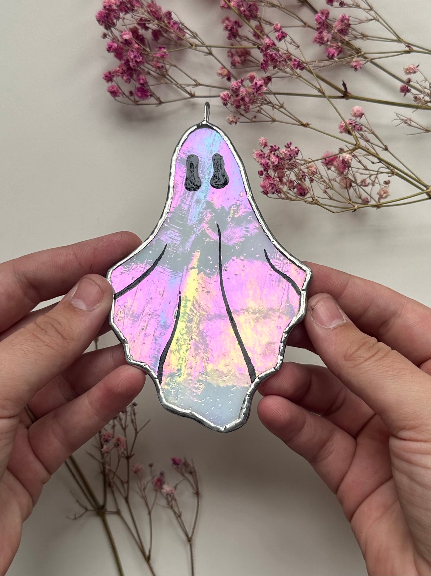 Adopt a white iridescent ghost