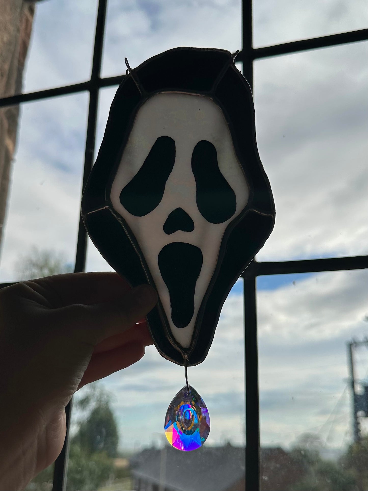 Ghost Face Suncatcher
