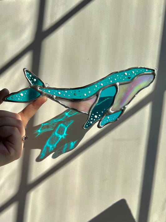 Stained Glass Humpback Whale