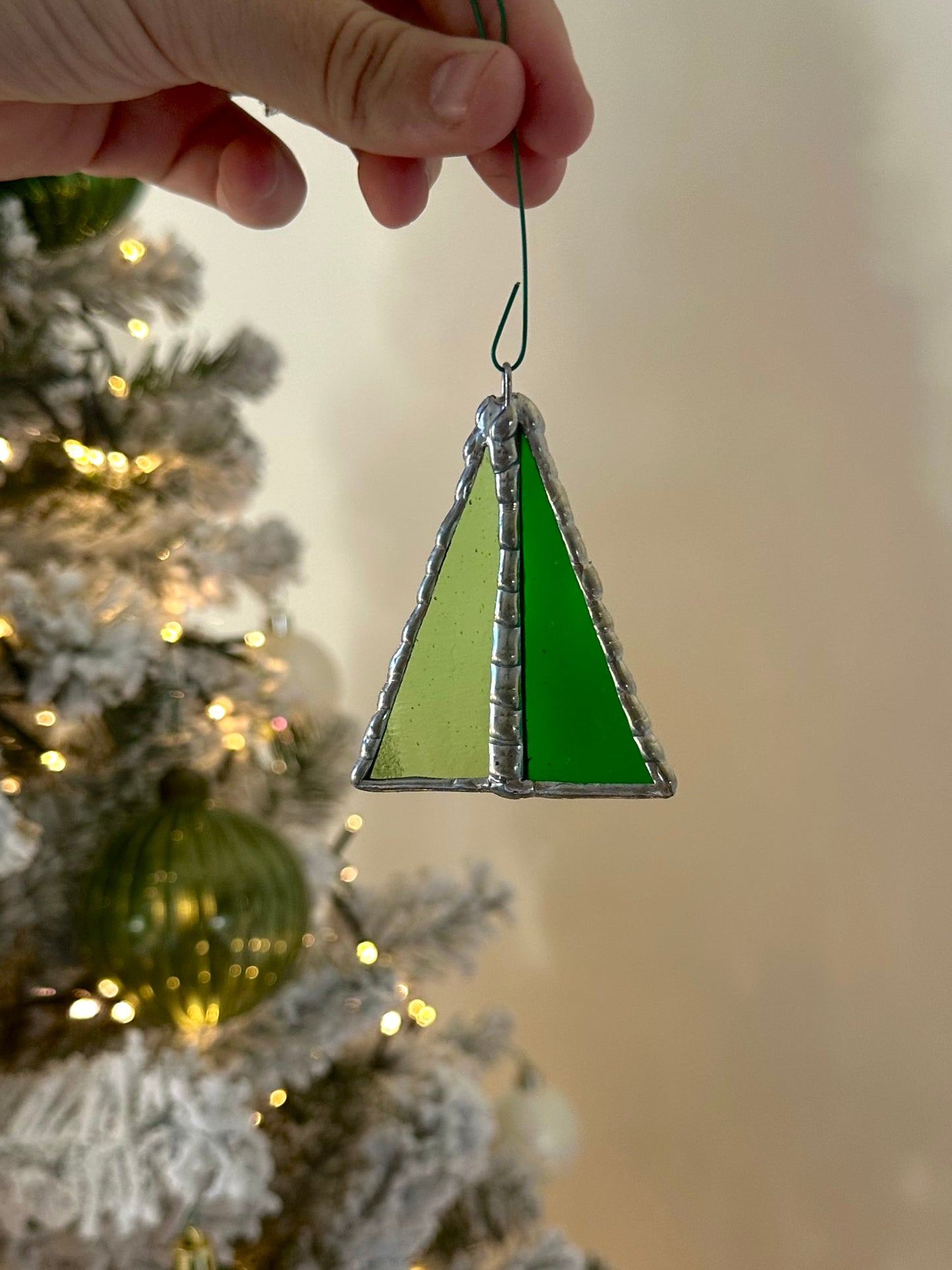 Stained Glass Tree Bauble - Preorder