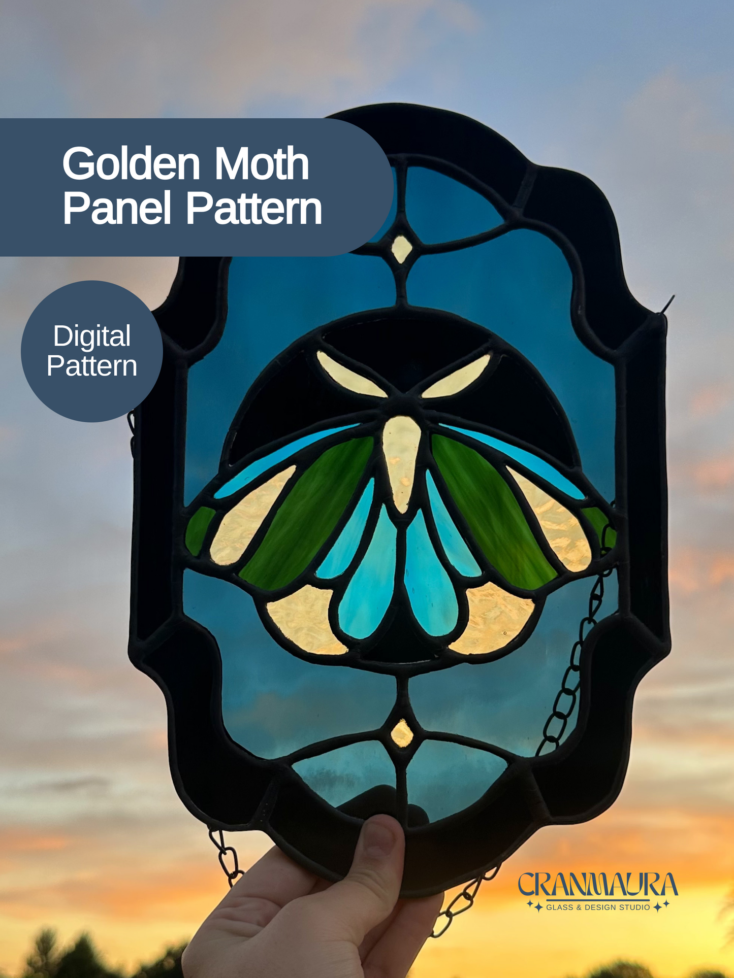 Golden Moth Pattern - DIGITAL