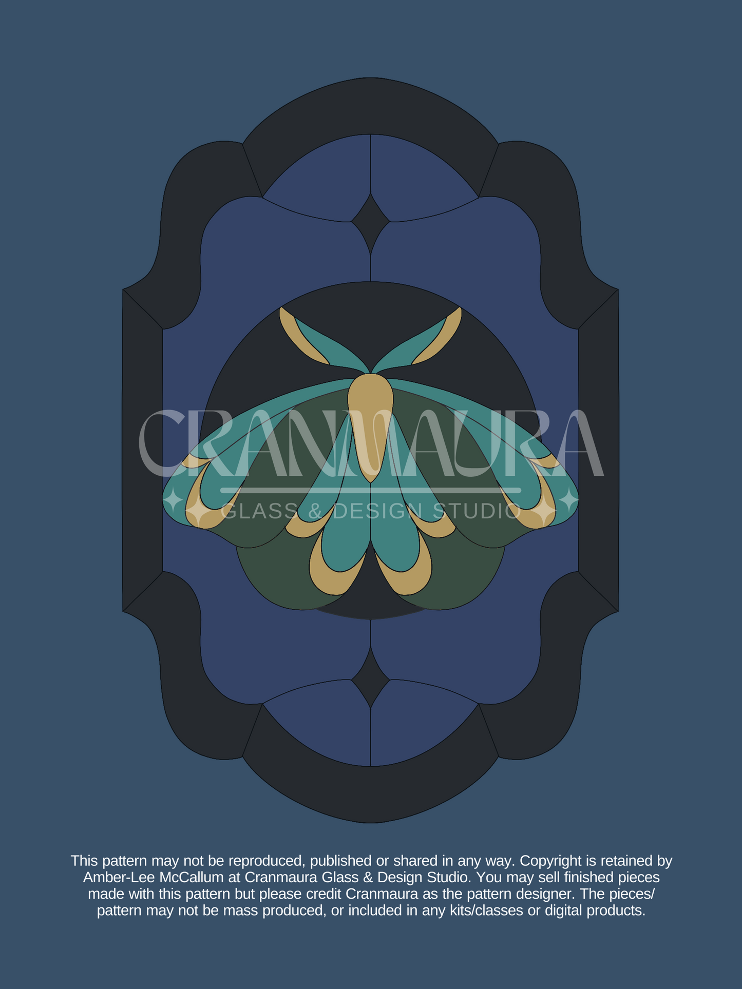 Golden Moth Pattern - DIGITAL