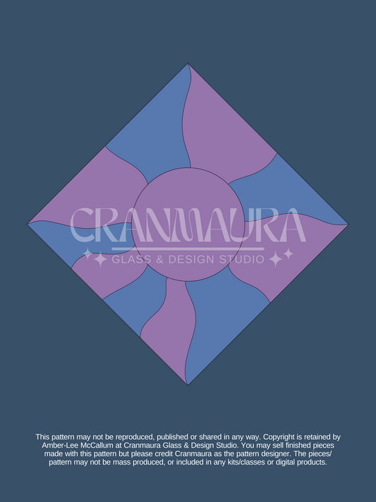 Groovy Sun Pattern - DIGITAL