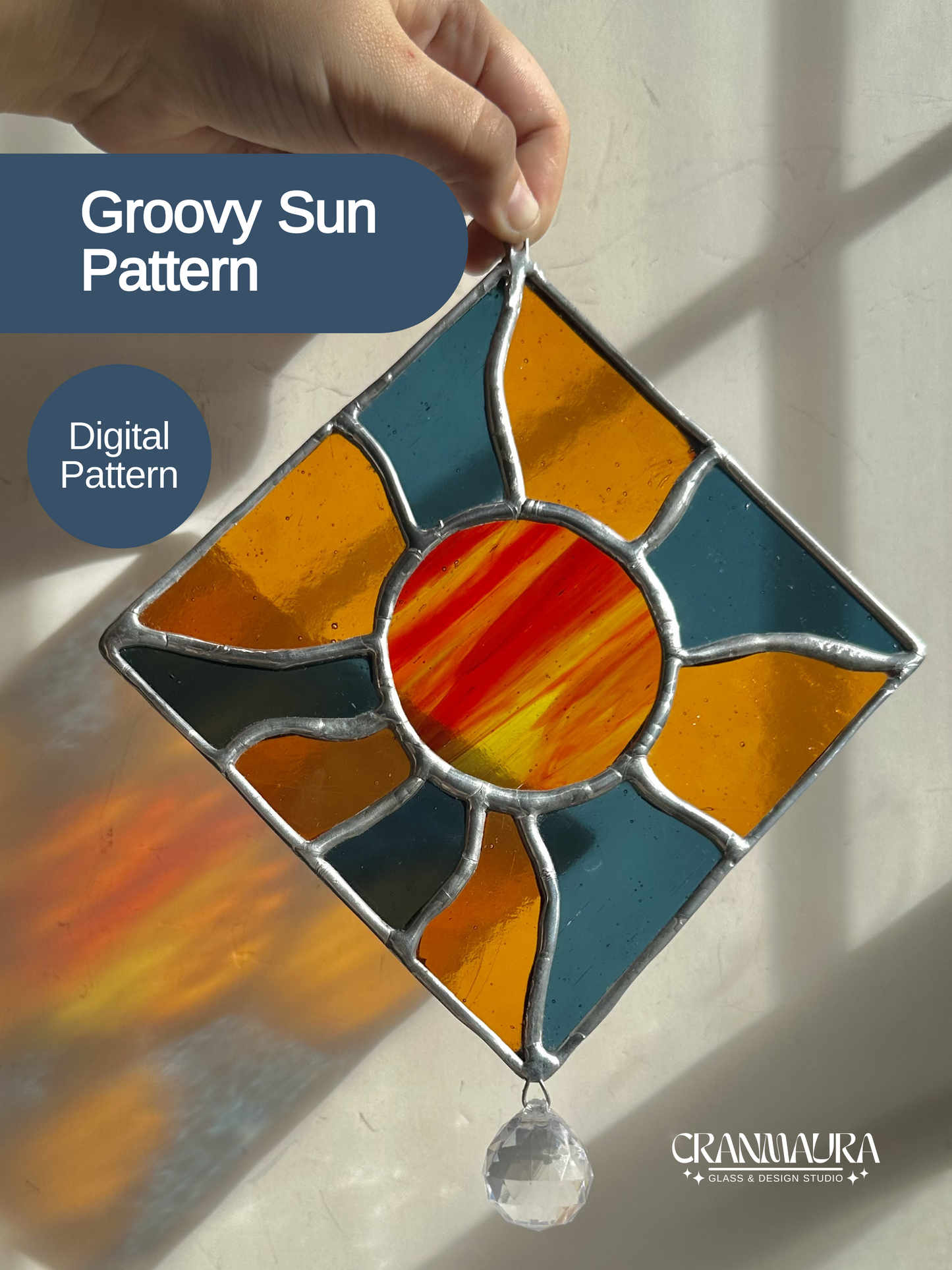 Groovy Sun Pattern - DIGITAL