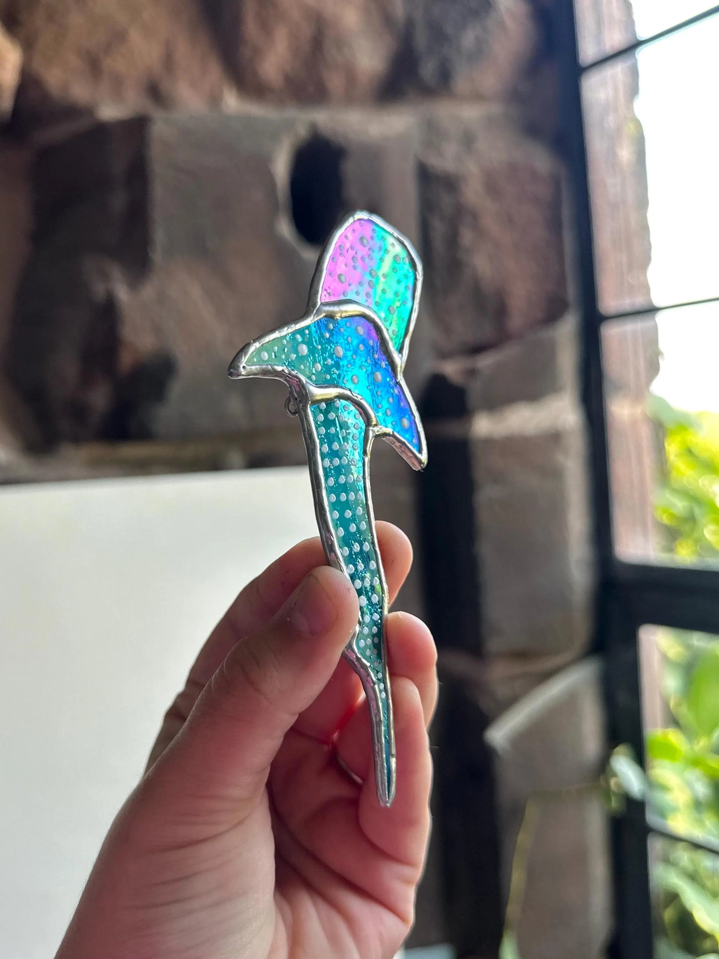 Small Blue Iridescent Whale Shark