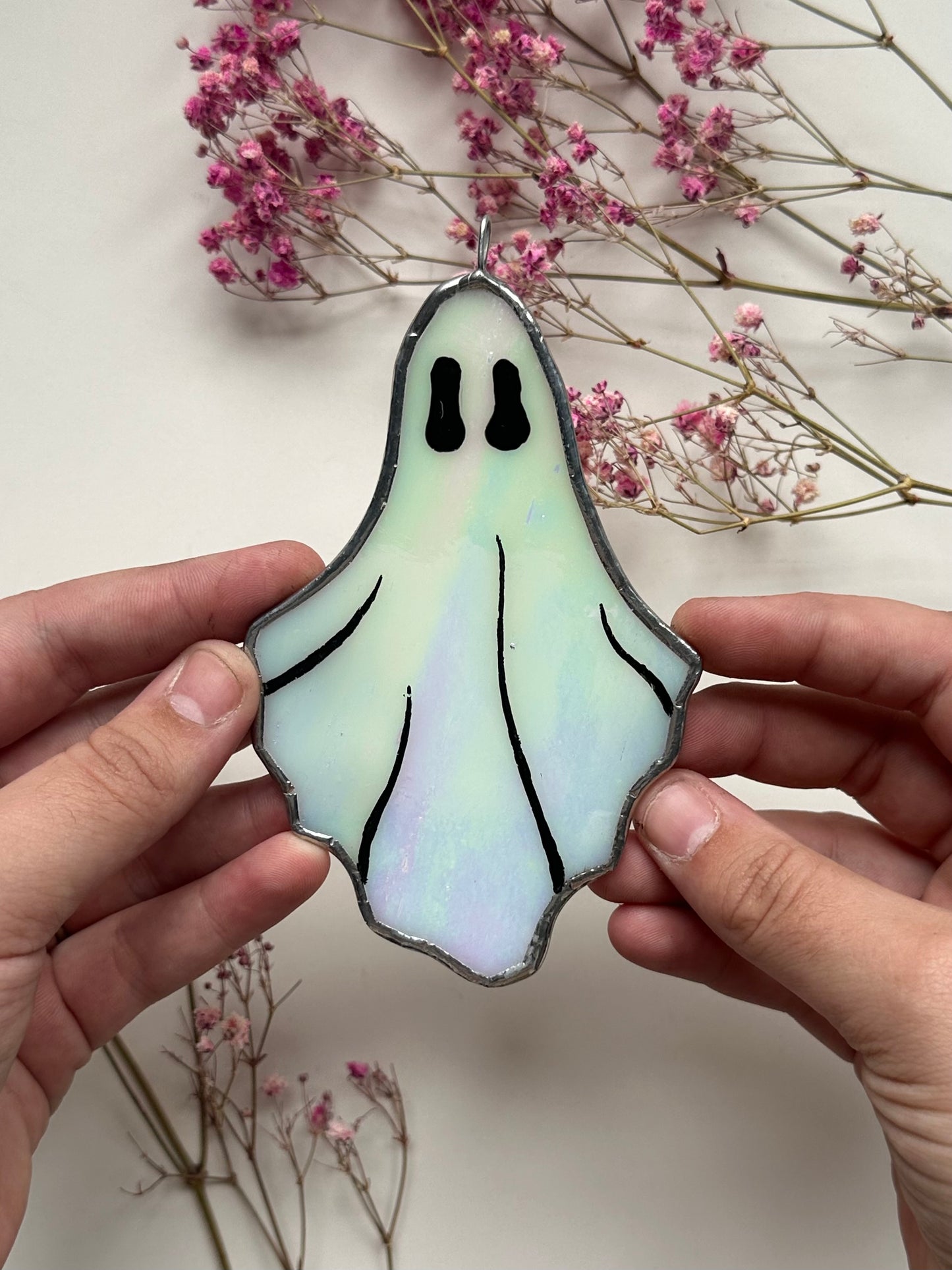 Adopt a white iridescent ghost