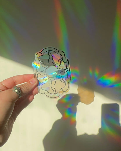 Sun Panel Rainbow Cling