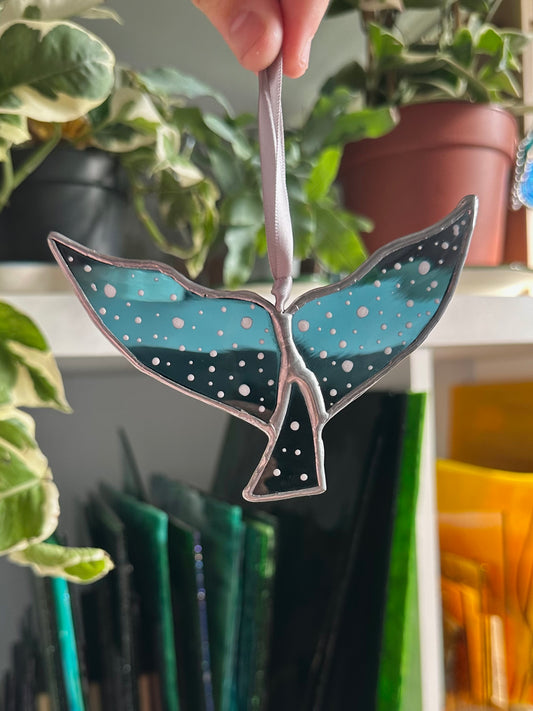 Spotted whale tail