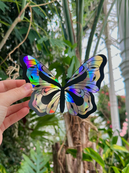 Whimsy Butterfly Rainbow Cling