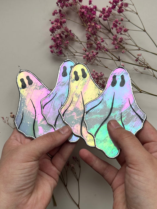 Adopt a white iridescent ghost