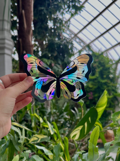 Whimsy Butterfly Rainbow Cling