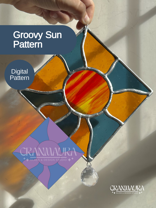 Groovy Sun Pattern - DIGITAL