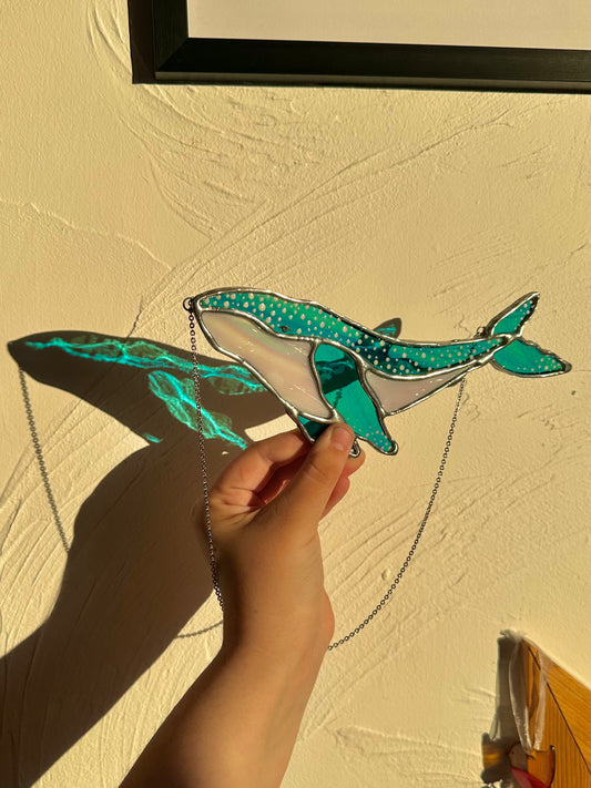 Stained Glass Humpback Whale