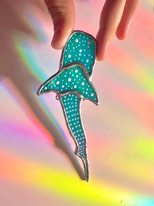 Small Blue Iridescent Whale Shark